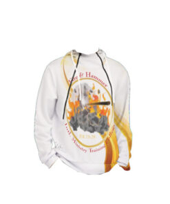 Fire and Hammer - FHITC - DoubleZip Pull Over- White - Hoodiezip