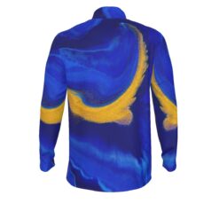 Alternative view of RGCC - All-Over Print Sports Collar Jersey With Long Sleeve| Interlock